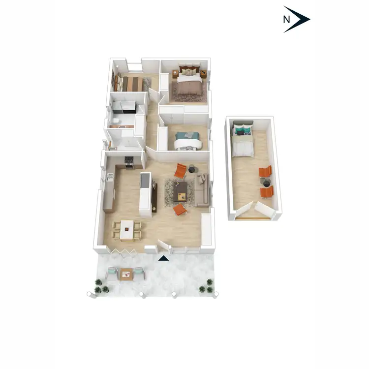 Floorplan of Homely house listing, 82 Second Avenue, Rosebud VIC 3939