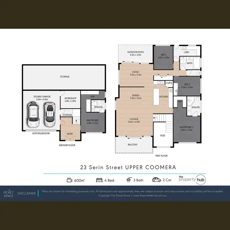 Floorplan of Homely house listing, 23 Serin Street, Upper Coomera QLD 4209