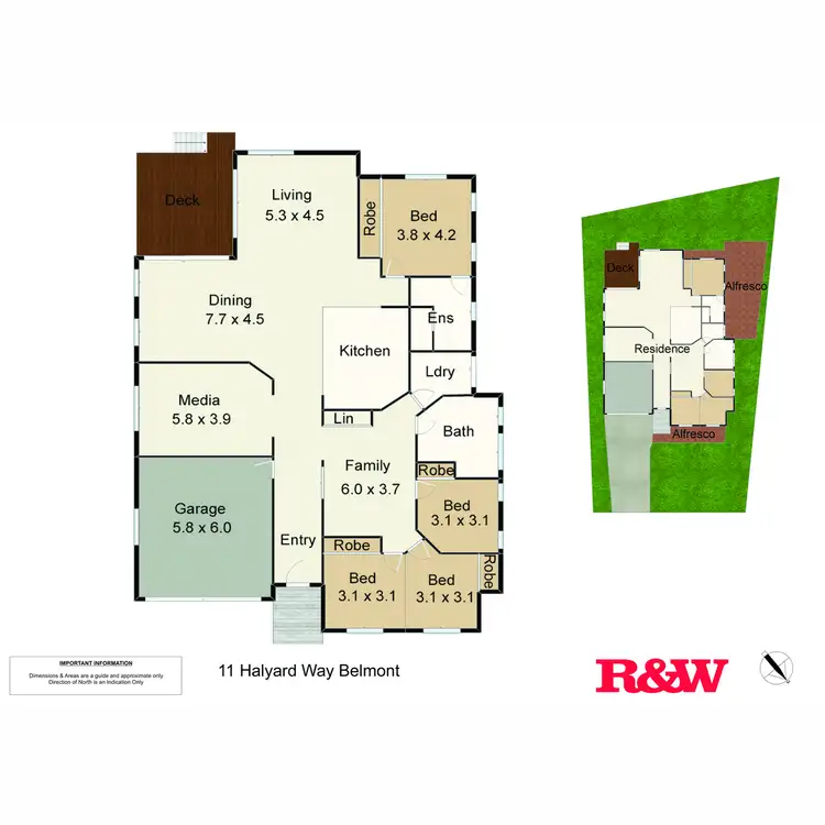 Floorplan of Homely house listing, 11 Halyard Way, Belmont NSW 2280