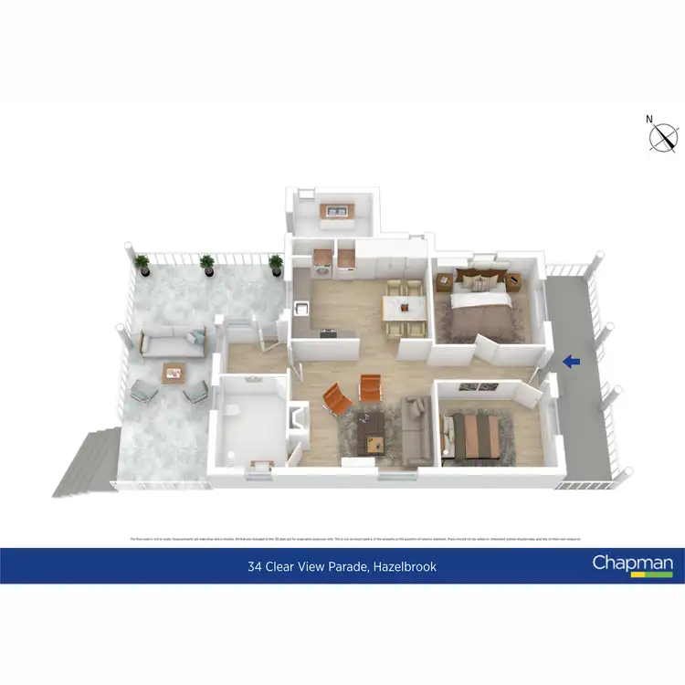 Floorplan of Homely house listing, 34 Clear View Parade, Hazelbrook NSW 2779