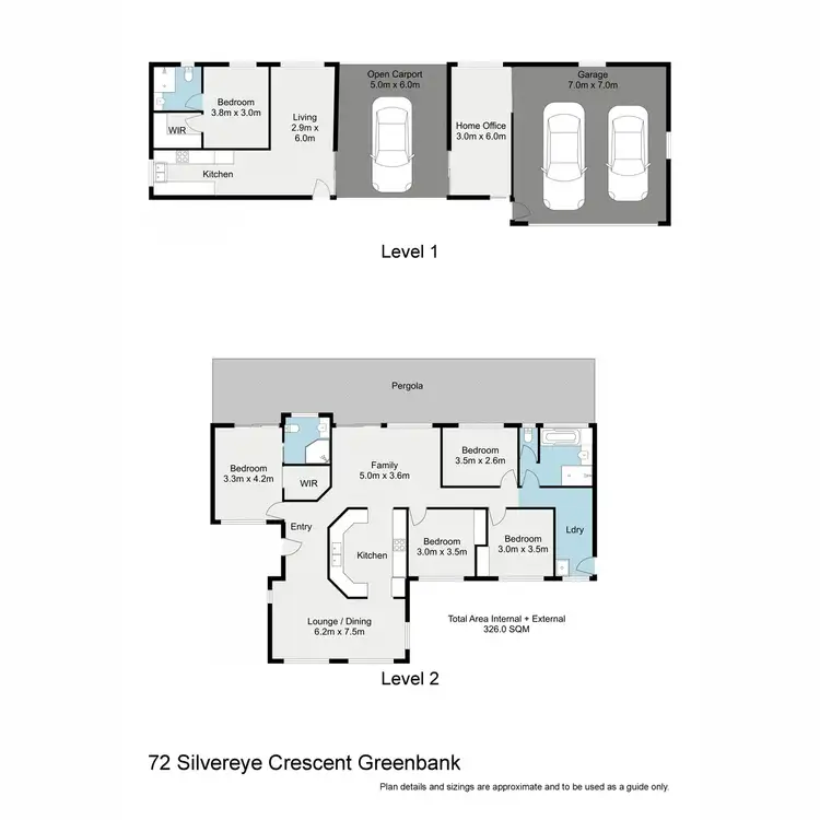 Floorplan of Homely house listing, 72-74 Silvereye Crescent, Greenbank QLD 4124