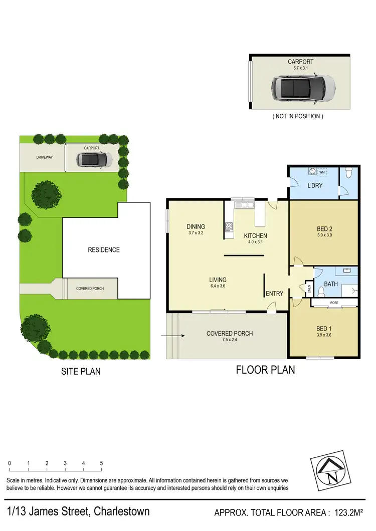 Floorplan of Homely house listing, 1/13 James Street, Charlestown NSW 2290