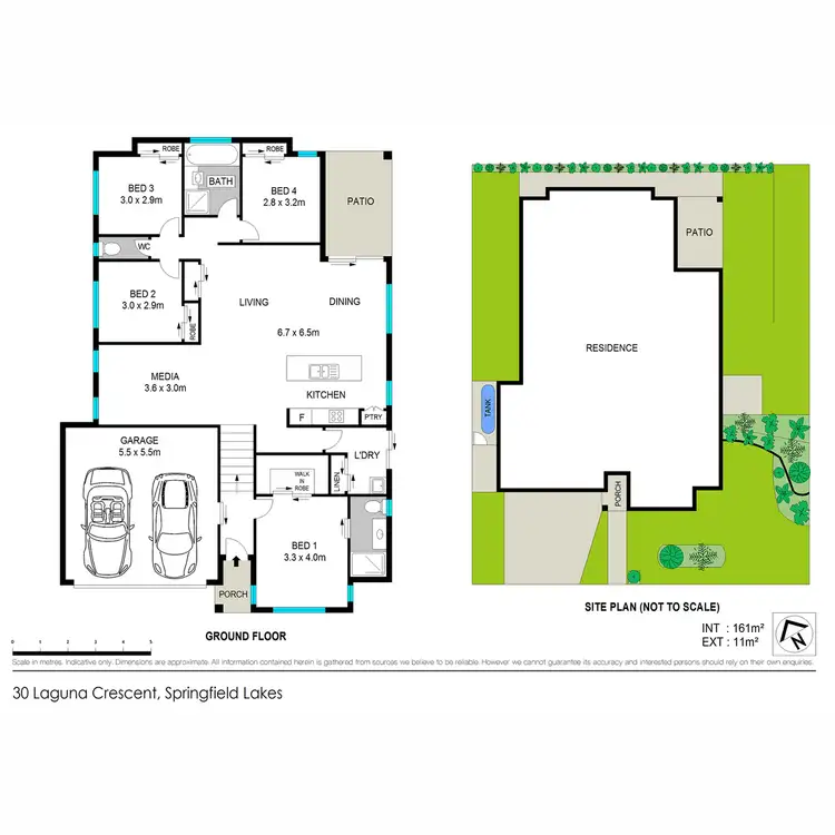 Floorplan of Homely house listing, 30 Laguna Crescent, Springfield Lakes QLD 4300