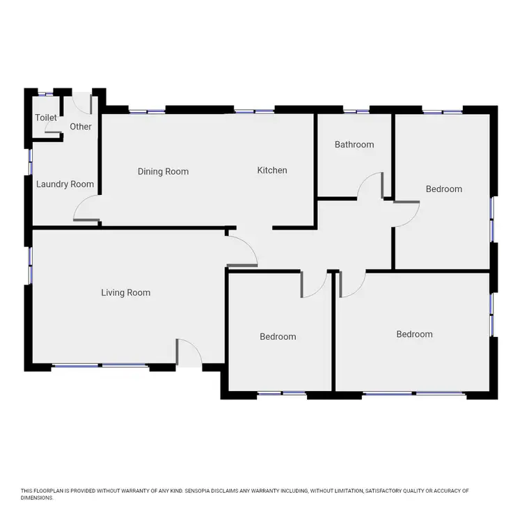 Floorplan of Homely house listing, 6 Boorook Street, Mortlake VIC 3272