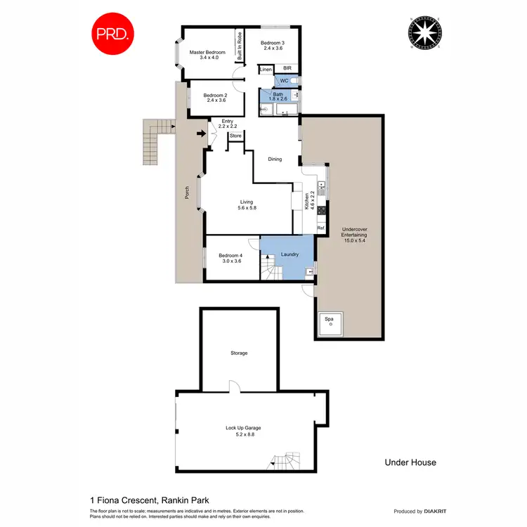 Floorplan of Homely house listing, 1 Fiona Crescent, Rankin Park NSW 2287
