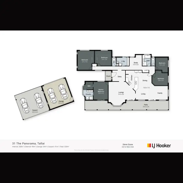 Floorplan of Homely house listing, 31 The Panorama, Tallai QLD 4213