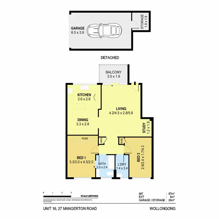 Floorplan of Homely apartment listing, 16/27 Mangerton Road, Wollongong NSW 2500