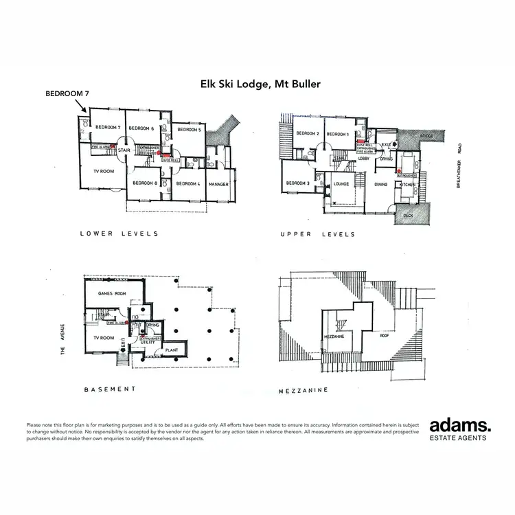 Floorplan of Homely unit listing, 7/6 Breathtaker Road, Mount Buller VIC 3723