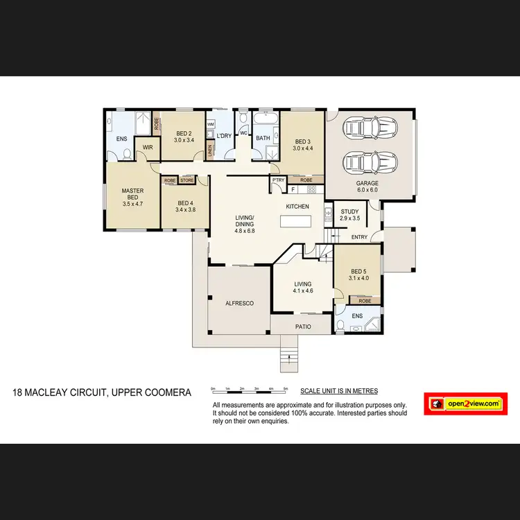 Floorplan of Homely house listing, 18 Macleay Circuit, Upper Coomera QLD 4209