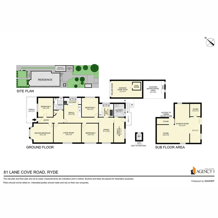 Floorplan of Homely house listing, 81 Lane Cove Road, Ryde NSW 2112