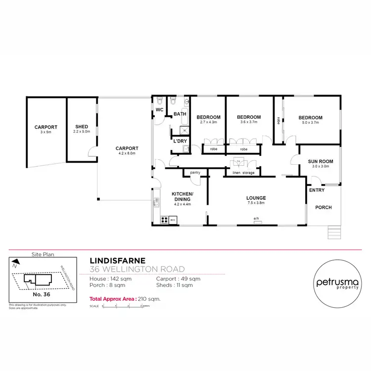 Floorplan of Homely house listing, 36 Wellington Road, Lindisfarne TAS 7015