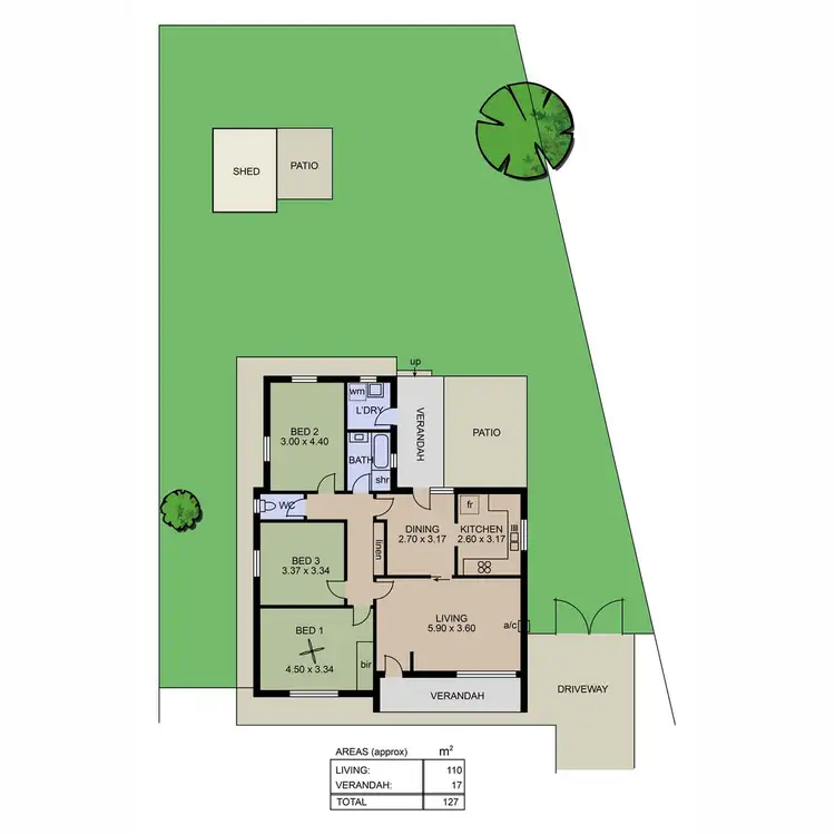 Floorplan of Homely house listing, 11 Coleman Road, Elizabeth Downs SA 5113