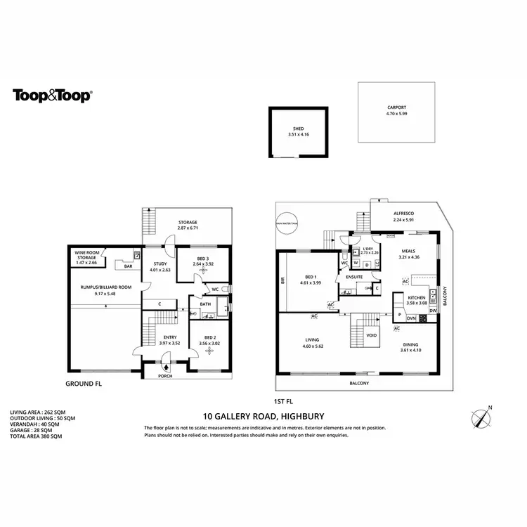 Floorplan of Homely house listing, 10 Gallery Road, Highbury SA 5089