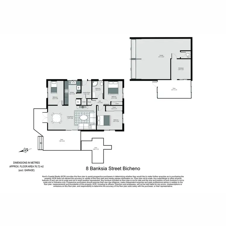 Floorplan of Homely house listing, 8 Banksia Street, Bicheno TAS 7215