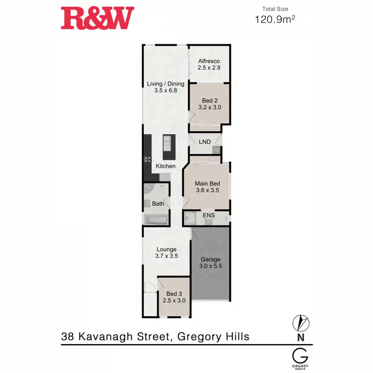 Floorplan of Homely house listing, 38 Kavanagh Street, Gregory Hills NSW 2557
