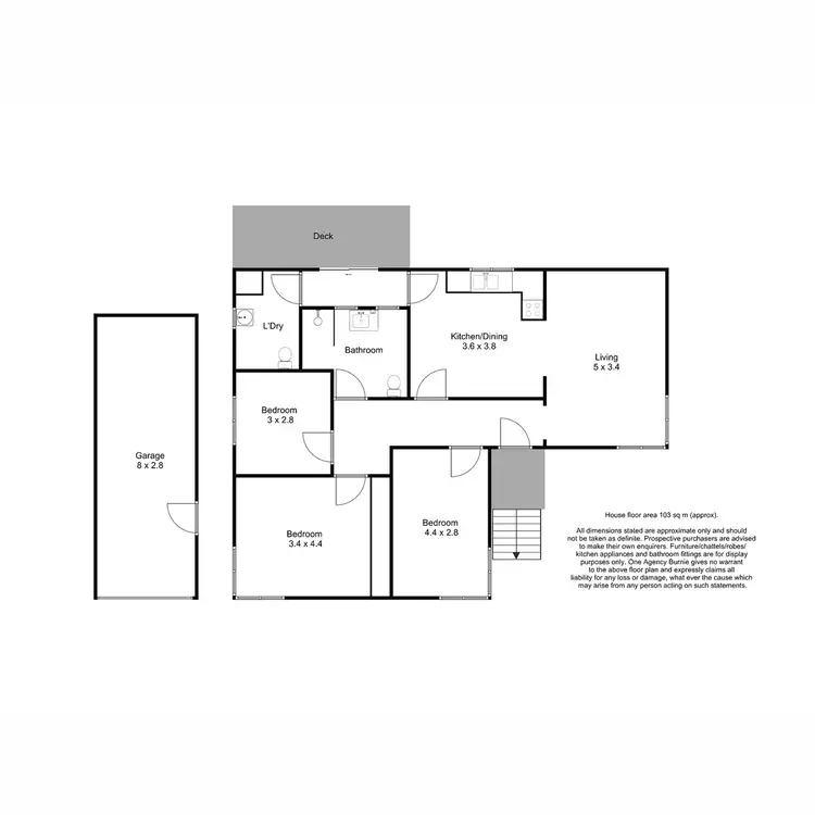 Floorplan of Homely house listing, 30 Mark Street, Hillcrest TAS 7320