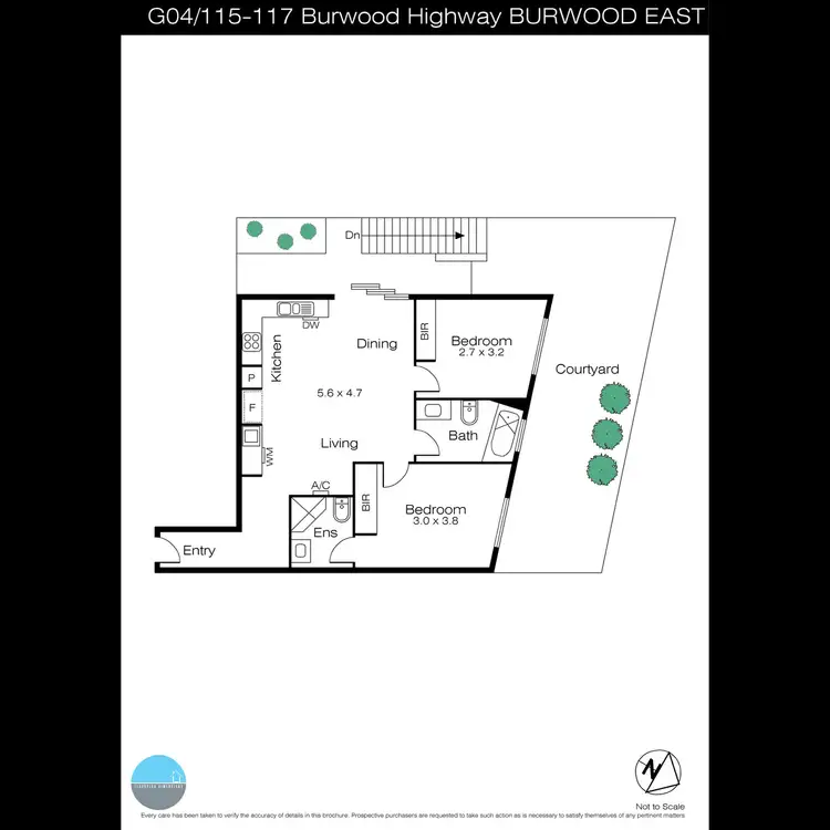 Floorplan of Homely apartment listing, G04/115-117 Burwood Highway, Burwood East VIC 3151