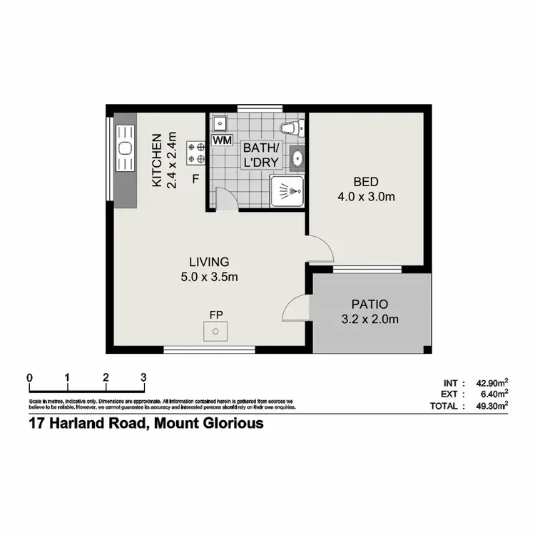 Floorplan of Homely rural property listing, 17 Harland Road, Mount Glorious QLD 4520
