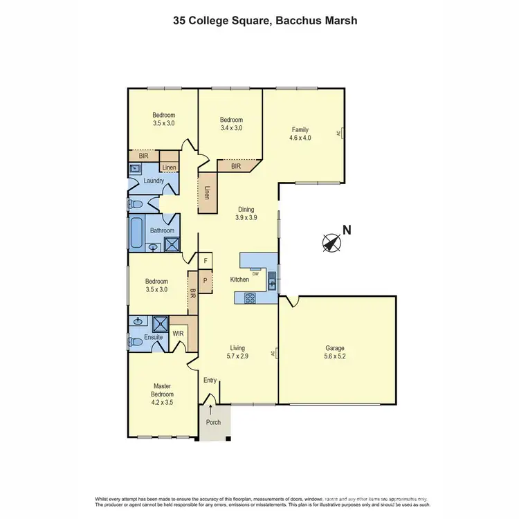 Floorplan of Homely house listing, 35 College Square, Bacchus Marsh VIC 3340