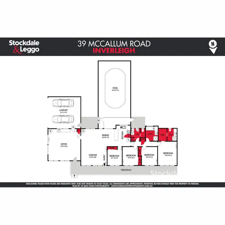 Floorplan of Homely house listing, 39 McCallum Road, Inverleigh VIC 3321