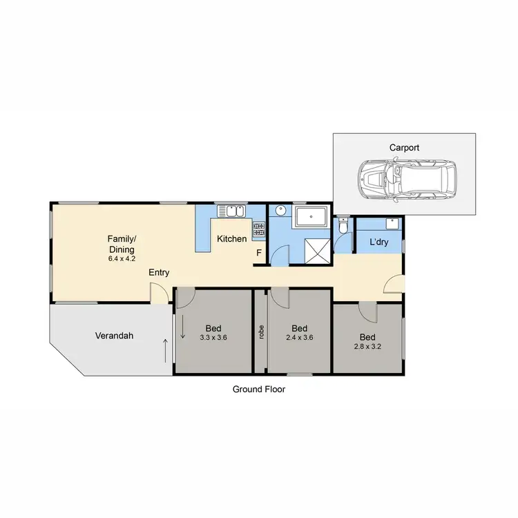 Floorplan of Homely house listing, 45 Murray Anderson Road, Rosebud VIC 3939