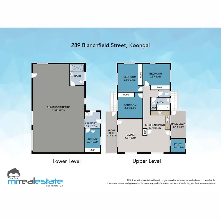 Floorplan of Homely house listing, 289 Blanchfield Street, Koongal QLD 4701