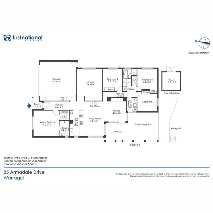 Floorplan of Homely house listing, 25 Armadale Drive, Warragul VIC 3820