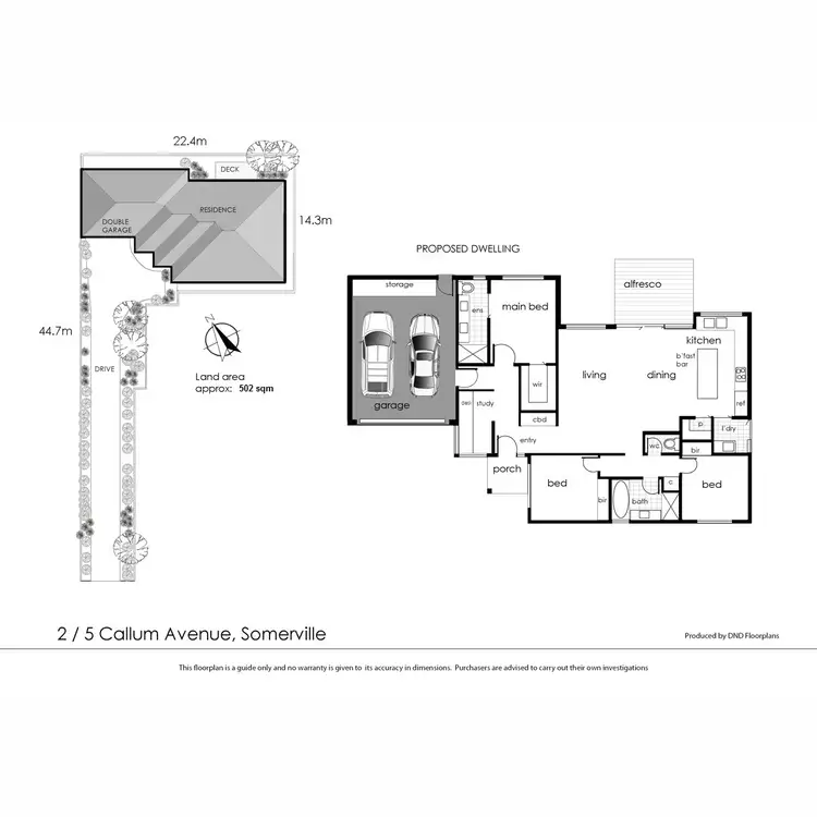 Floorplan of Homely land listing, LOT 2, 5 Callum Avenue, Somerville VIC 3912