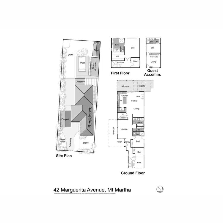 Floorplan of Homely house listing, 42 Marguerita Avenue, Mount Martha VIC 3934