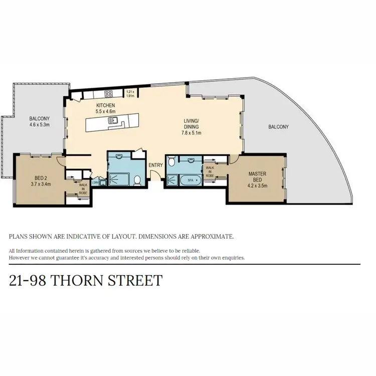 Floorplan of Homely apartment listing, Address available on request
