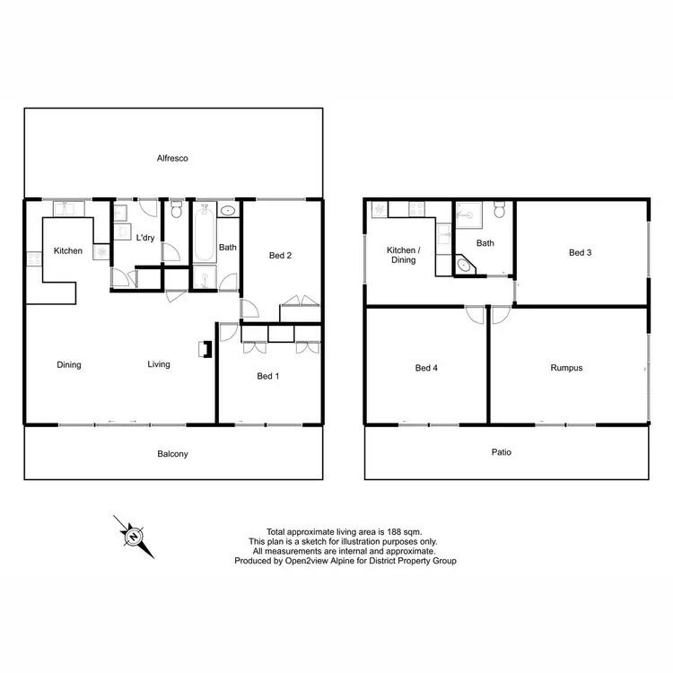 Floorplan of Homely house listing, 3479 Maintongoon Road, Bonnie Doon VIC 3720