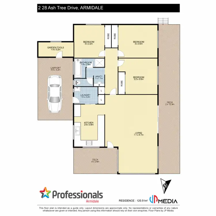 Floorplan of Homely villa listing, 2/28 Ash Tree Drive, Armidale NSW 2350