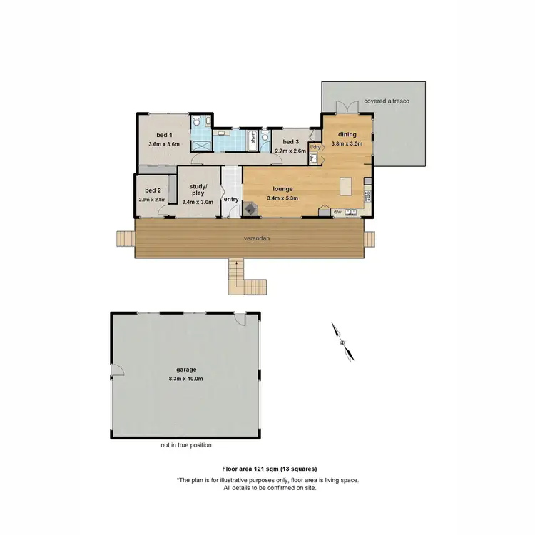 Floorplan of Homely house listing, 82 Emerald Monbulk Road, Emerald VIC 3782