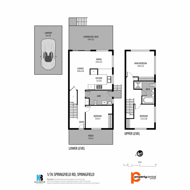 Floorplan of Homely townhouse listing, 1/76 Springfield Road, Springfield NSW 2250