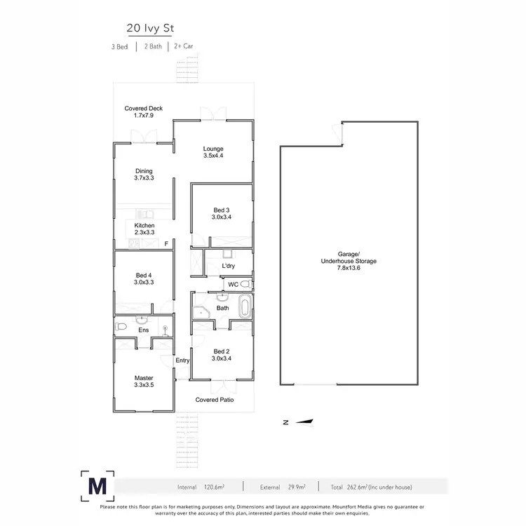 Floorplan of Homely house listing, 20 Ivy Street, Toowong QLD 4066