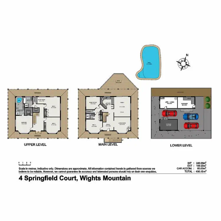 Floorplan of Homely house listing, 4 Springfield Court, Wights Mountain QLD 4520