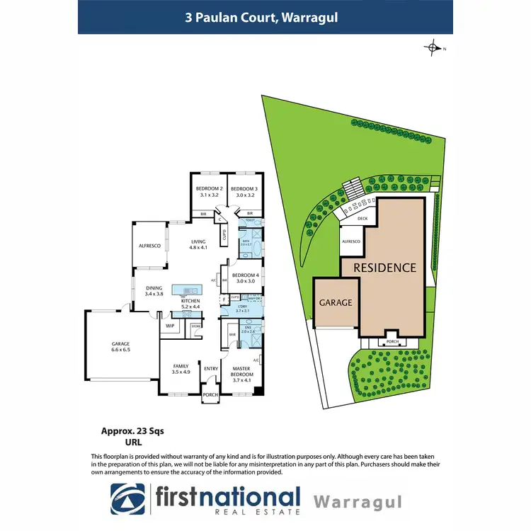 Floorplan of Homely house listing, 3 Paulan Court, Warragul VIC 3820