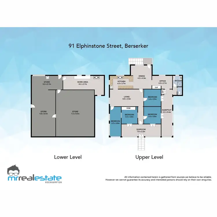Floorplan of Homely house listing, 91 Elphinstone Street, Berserker QLD 4701