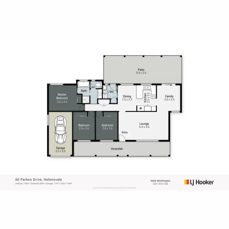 Floorplan of Homely house listing, 60 Parkes Drive, Helensvale QLD 4212