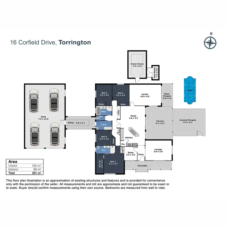 Floorplan of Homely house listing, 16 Corfield Drive, Torrington QLD 4350