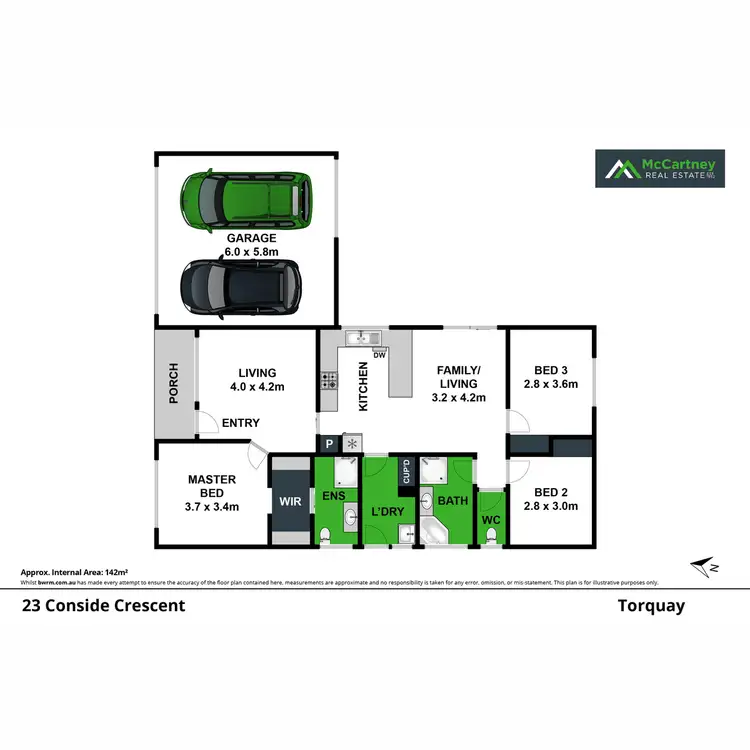 Floorplan of Homely house listing, 23 Conside Crescent, Torquay VIC 3228
