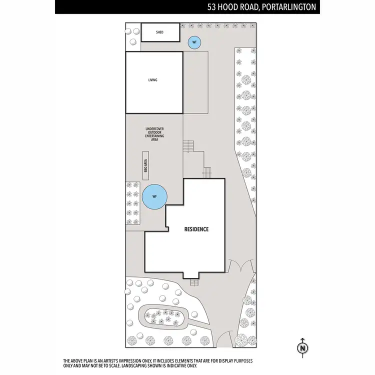 Floorplan of Homely house listing, 53 Hood Road, Portarlington VIC 3223