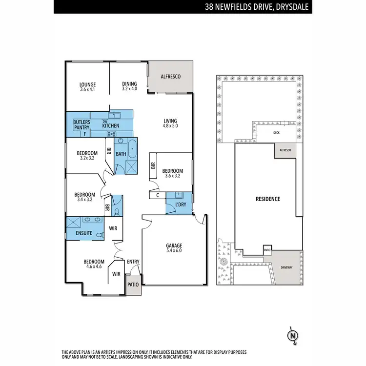 Floorplan of Homely house listing, 38 Newfields Drive, Drysdale VIC 3222