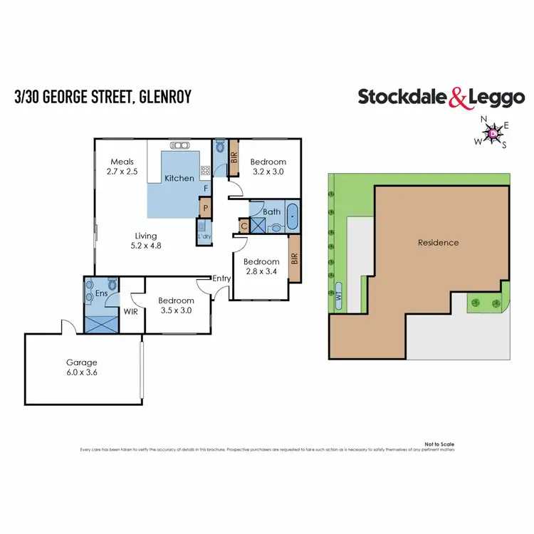 Floorplan of Homely unit listing, 3/30 George Street, Glenroy VIC 3046