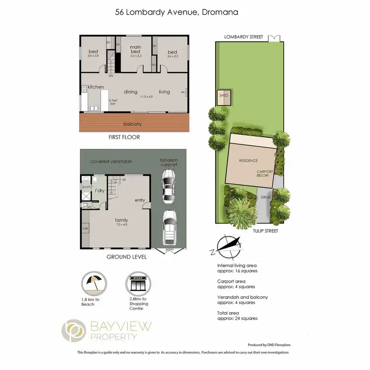 Floorplan of Homely house listing, 56 Lombardy Avenue, Dromana VIC 3936