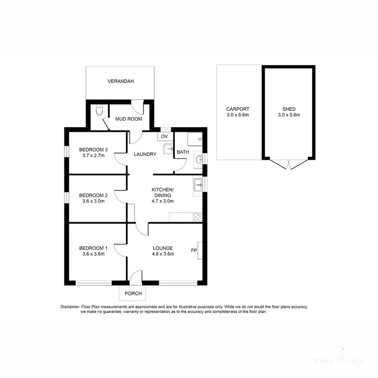 Floorplan of Homely house listing, 16 O'Loughlin Street, Nangwarry SA 5277
