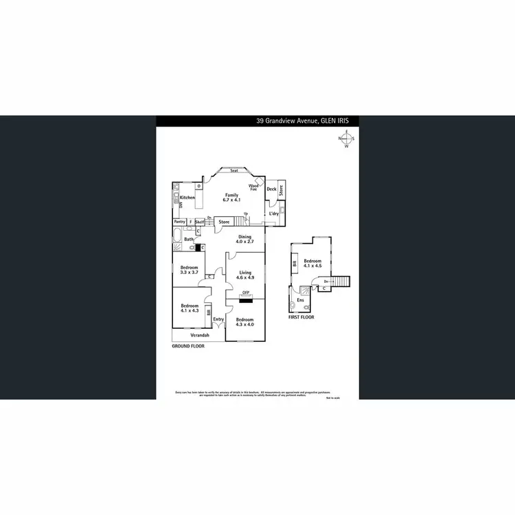 Floorplan of Homely house listing, 39 Grandview Avenue, Glen Iris VIC 3146
