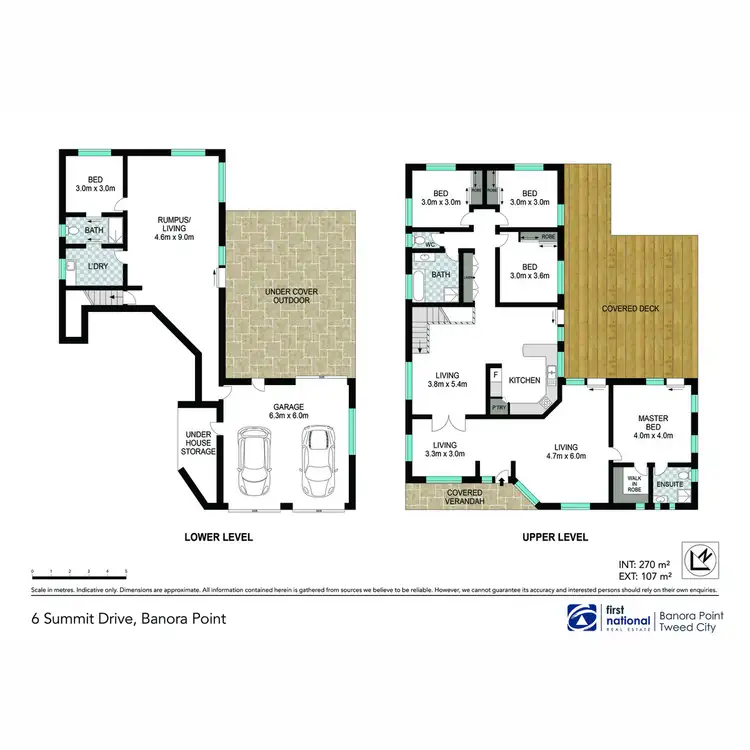 Floorplan of Homely house listing, 6 Summit Drive, Banora Point NSW 2486