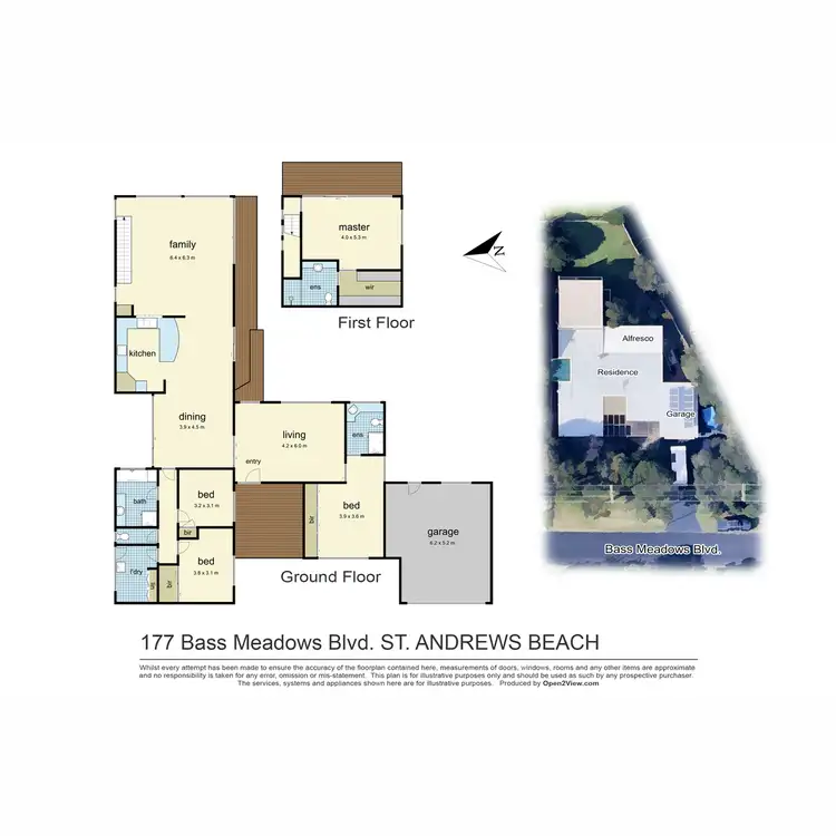 Floorplan of Homely house listing, 177 Bass Meadows Boulevard, St Andrews Beach VIC 3941