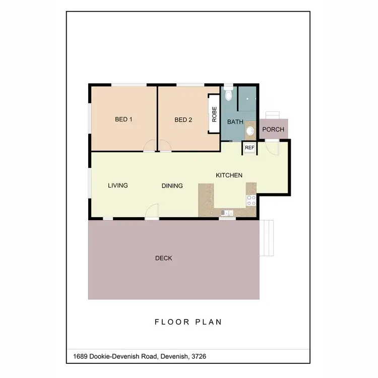 Floorplan of Homely house listing, 1689 Dookie-Devenish Road, Devenish VIC 3726